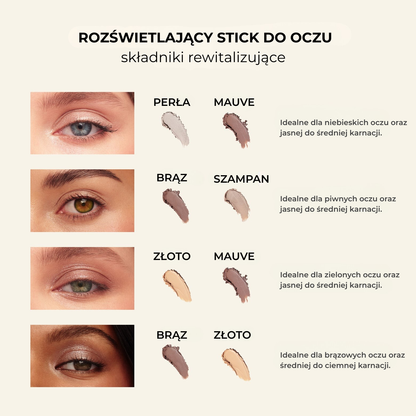 Oplysende øjenskyggestift